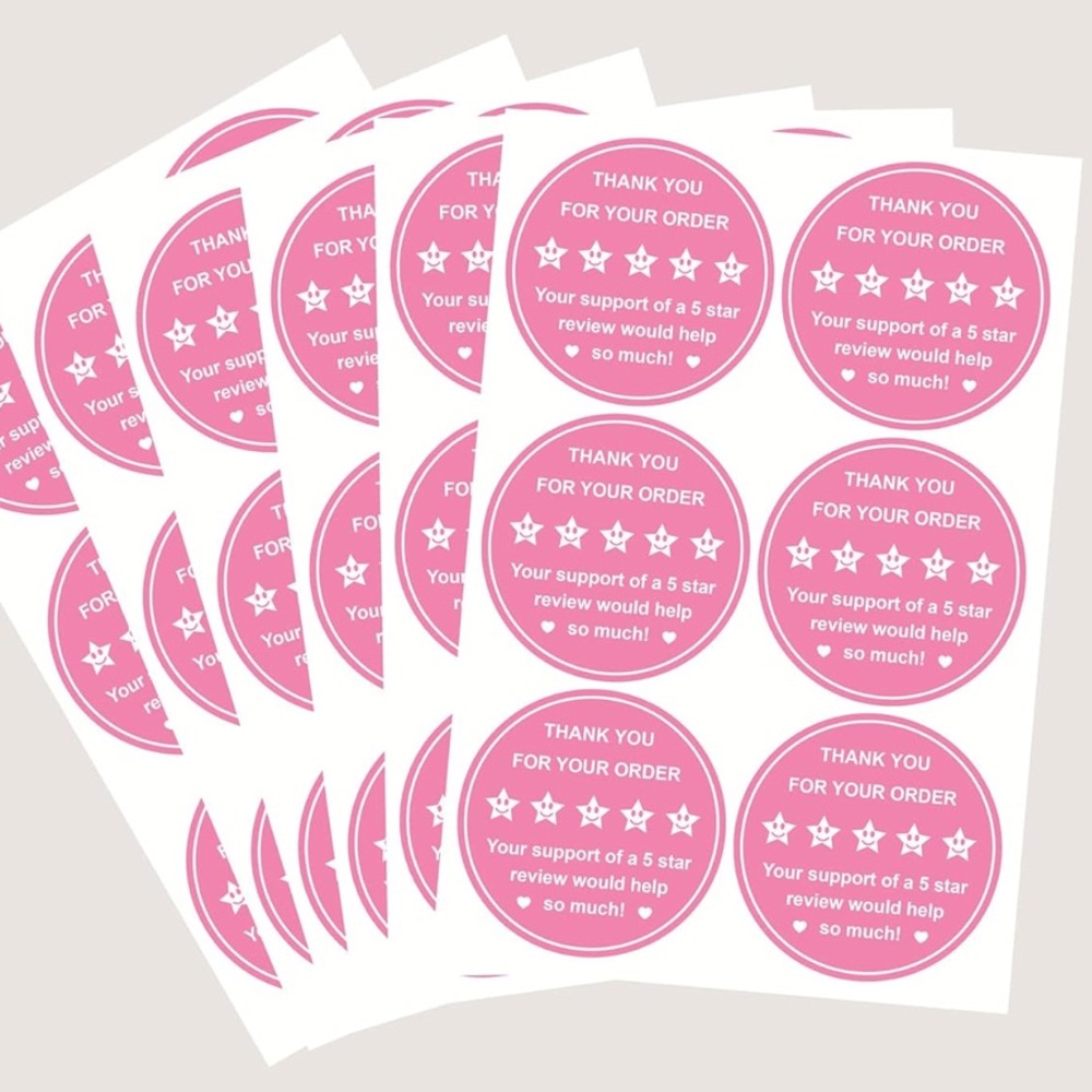BEST SELLING⭐️50 Please Leave a Review Star Stickers - Picture 3 of 3